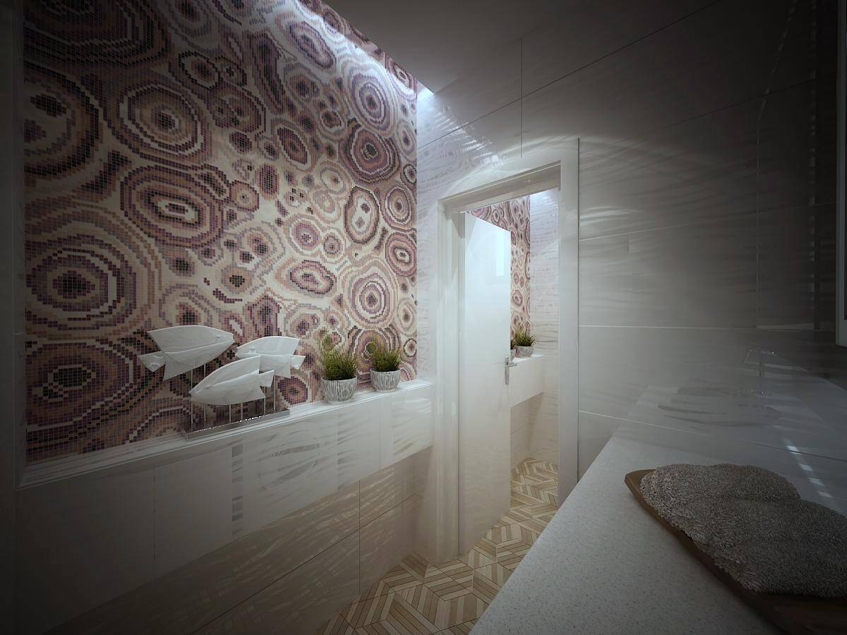 Návrh interiéru kúpeľňa