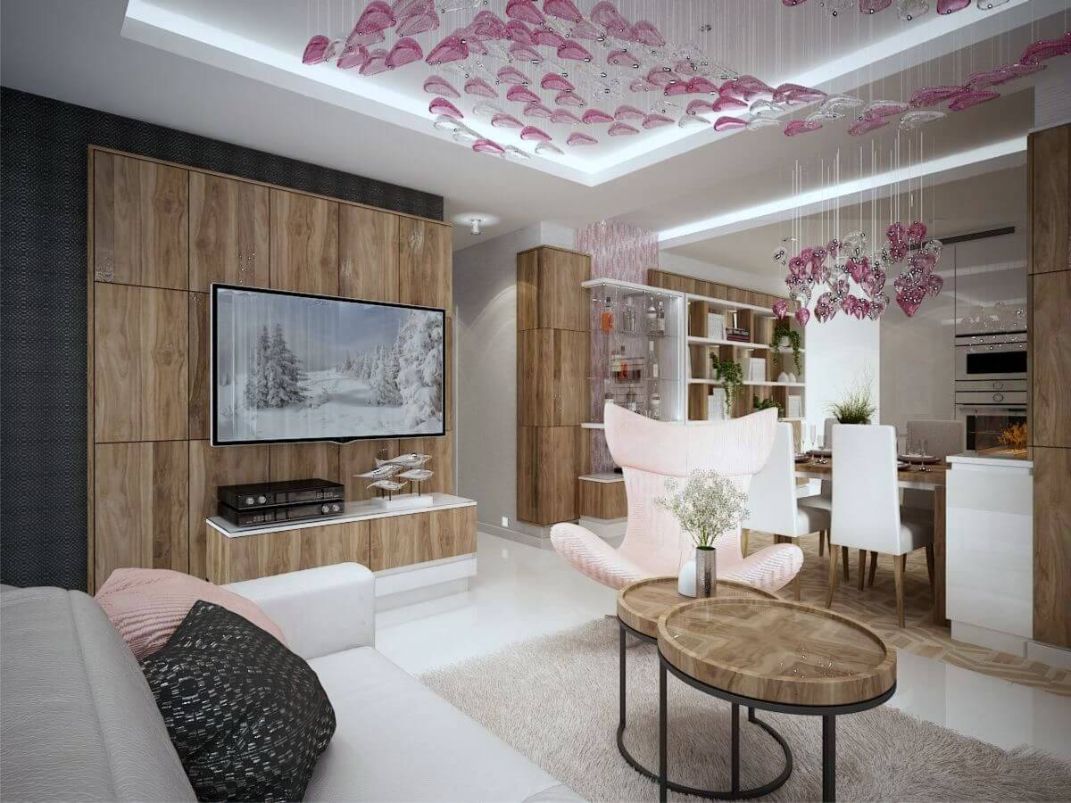 Návrh interiéru pre Obývacie izby